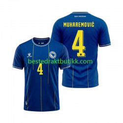 Fotballdrakter Bosnia Hercegovina Tarik Muharemovic 4 Hjemmedraktsett Fotball-VM 2026 Kortermet til Herre