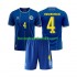 Fotballdrakter Bosnia Hercegovina Tarik Muharemovic 4 Hjemmedraktsett Fotball-VM 2026 Kortermet til Barn