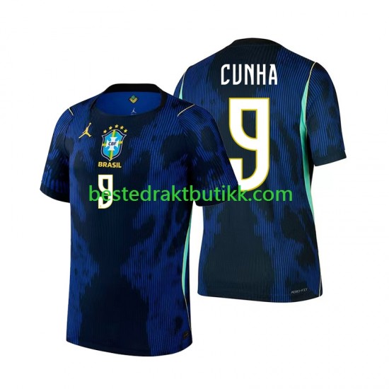 Fotballdrakter Brasil Matheus Cunha 9 Bortedraktsett Fotball-VM 2026 Kortermet til Herre