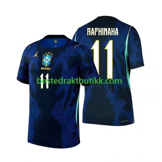 Fotballdrakter Brasil Raphinha 11 Bortedraktsett Fotball-VM 2026 Kortermet til Herre
