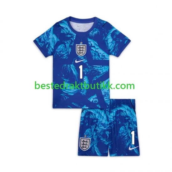 Fotballdrakter England Jordan Pickford 1 Keeper Tredjedraktsett Fotball-VM 2026 Kortermet til Barn