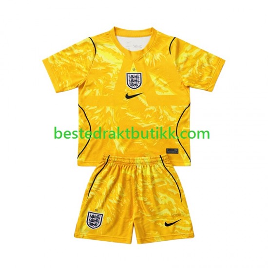 Fotballdrakter England Keeper Fjerdedraktsett Fotball-VM 2026 Kortermet til Barn