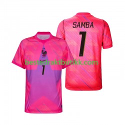 Fotballdrakter Frankrike Brice Samba 1 Keeper Bortedraktsett Fotball-VM 2026 Kortermet til Herre