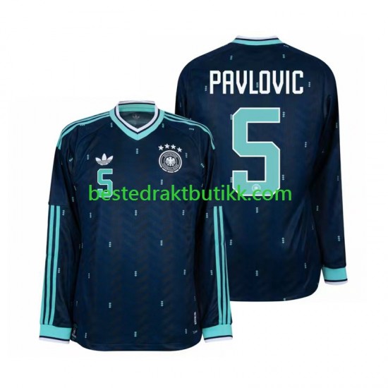 Fotballdrakter Tyskland Aleksandar Pavlovic 5 Bortedraktsett Fotball-VM 2026 Langermet til Herre