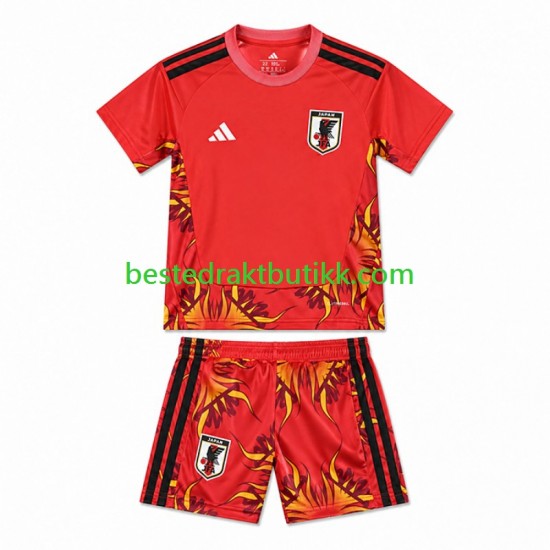 Fotballdrakter Japan Keeper Hjemmedraktsett Fotball-VM 2026 Kortermet til Barn