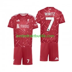 Fotballdrakter Liverpool Florian Wirtz 7 Hjemmedraktsett 2026-2027 Kortermet til Barn