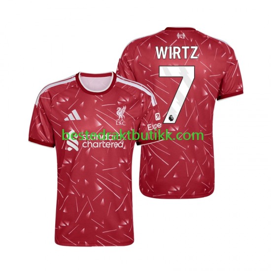 Fotballdrakter Liverpool Florian Wirtz 7 Hjemmedraktsett 2026-2027 Kortermet til Herre