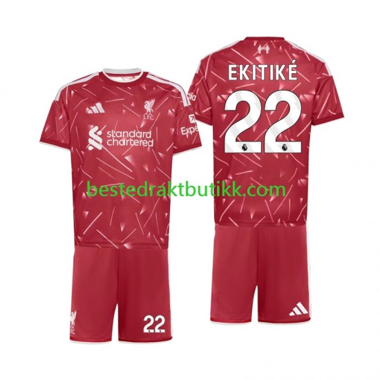 Fotballdrakter Liverpool Hugo Ekitike 22 Hjemmedraktsett 2026-2027 Kortermet til Barn