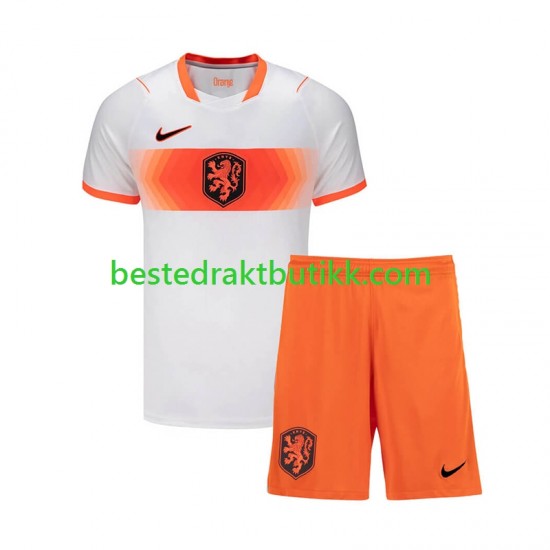 Fotballdrakter Nederland Bortedraktsett Fotball-VM 2026 Kortermet til Barn