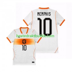 Fotballdrakter Nederland Memphis Depay 10 Bortedraktsett Fotball-VM 2026 Kortermet til Herre