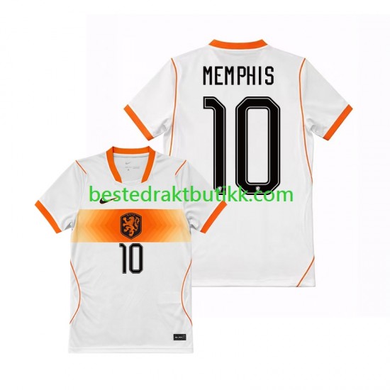 Fotballdrakter Nederland Memphis Depay 10 Bortedraktsett Fotball-VM 2026 Kortermet til Herre