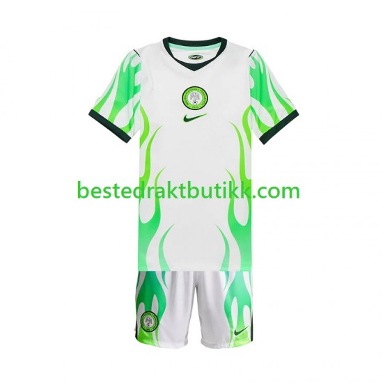 Fotballdrakter Nigeria Bortedraktsett 2026 Kortermet til Barn
