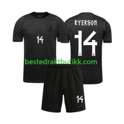 Fotballdrakter Norge Julian Ryerson 14 Bortedraktsett Fotball-VM 2026 Kortermet til Barn