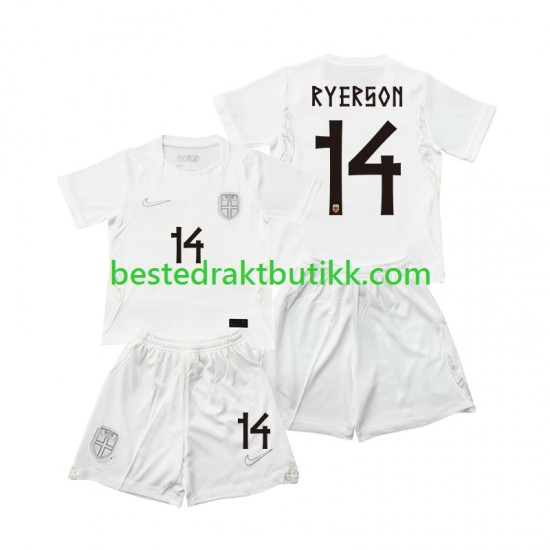 Fotballdrakter Norge Julian Ryerson 14 Tredjedraktsett Fotball-VM 2026 Kortermet til Barn