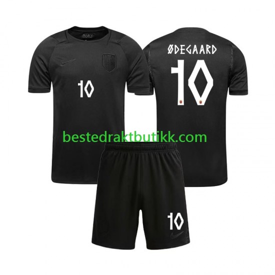 Fotballdrakter Norge Martin Odegaard 10 Bortedraktsett Fotball-VM 2026 Kortermet til Barn