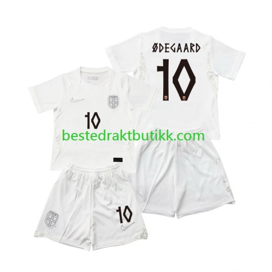 Fotballdrakter Norge Martin Odegaard 10 Tredjedraktsett Fotball-VM 2026 Kortermet til Barn