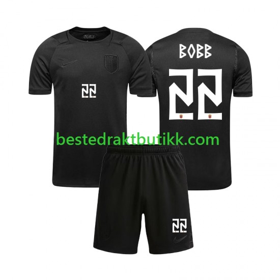 Fotballdrakter Norge Oscar Bobb 22 Bortedraktsett Fotball-VM 2026 Kortermet til Barn