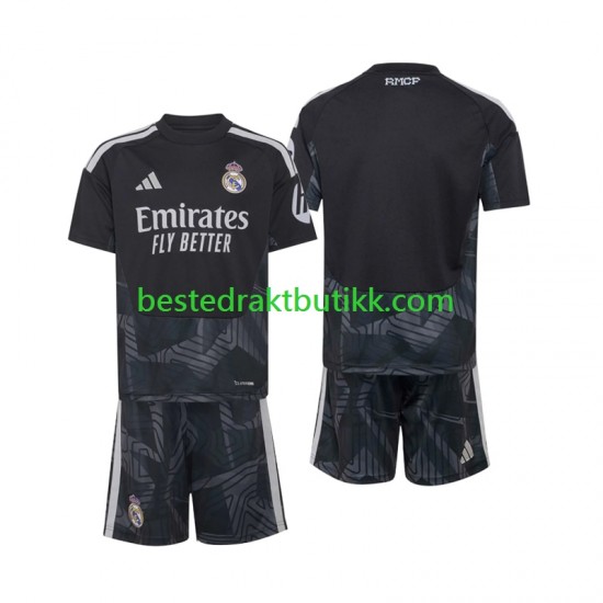 Fotballdrakter Real Madrid Keeper Hjemmedraktsett 2026-2027 Kortermet til Barn
