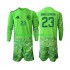 Fotballdrakter Spania Unai Simon 23 6th Green color Keeper Fotball-VM 2026 Langermet til Barn