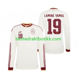 Fotballdrakter Spania Lamine Yamal 19 Bortedraktsett Fotball-VM 2026 Langermet til Herre
