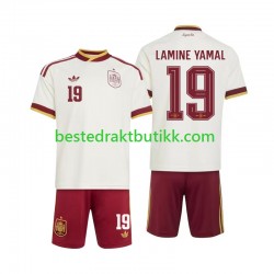 Fotballdrakter Spania Lamine Yamal 19 Bortedraktsett Fotball-VM 2026 Kortermet til Barn
