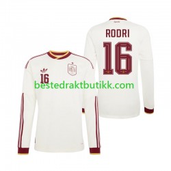 Fotballdrakter Spania Rodri 16 Bortedraktsett Fotball-VM 2026 Langermet til Herre