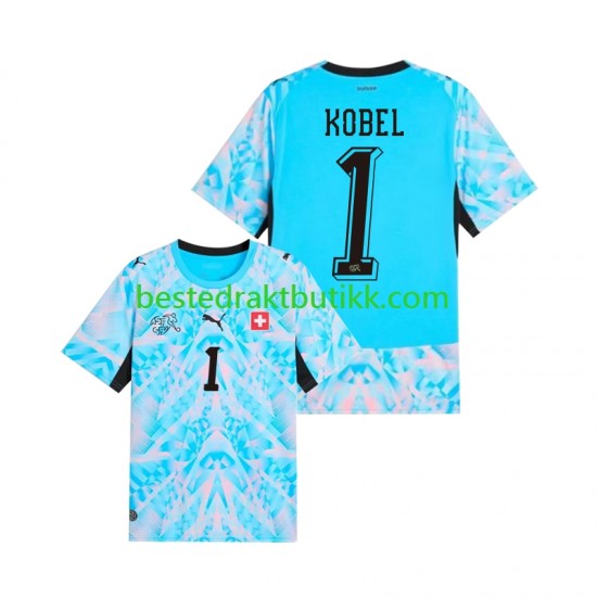 Fotballdrakter Sveits Gregor Kobel 1 Keeper Hjemmedraktsett Fotball-VM 2026 Kortermet til Herre