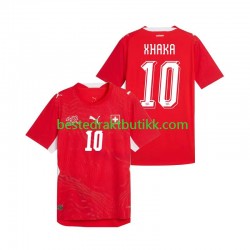 Fotballdrakter Sveits Granit Xhaka 10 Hjemmedraktsett Fotball-VM 2026 Kortermet til Herre