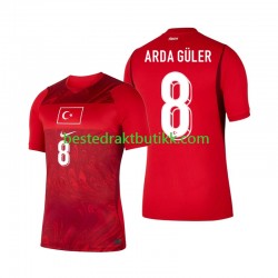 Fotballdrakter Tyrkia Arda Guler 8 Hjemmedraktsett Fotball-VM 2026 Kortermet til Herre