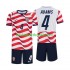 Fotballdrakter USA Tyler Adams 4 Hjemmedraktsett Fotball-VM 2026 Kortermet til Barn