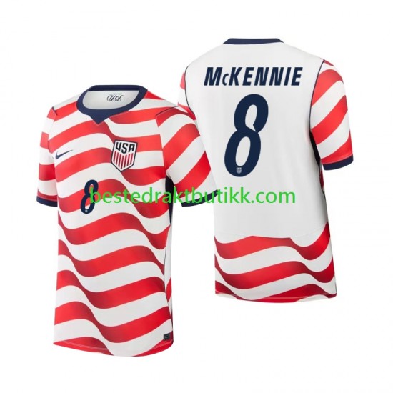 Fotballdrakter USA Weston McKennie 8 Hjemmedraktsett Fotball-VM 2026 Kortermet til Herre