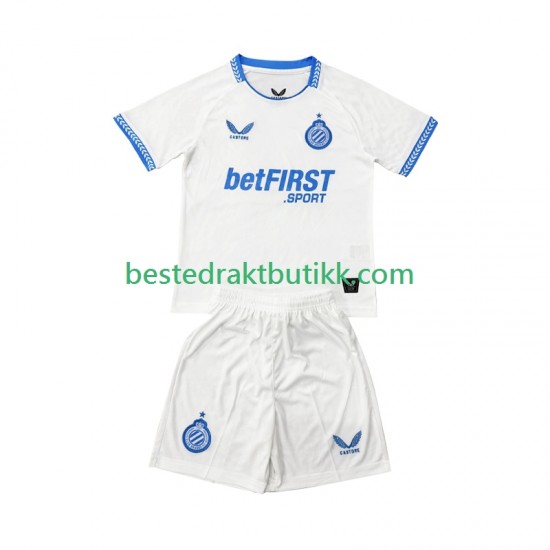 Fotballdrakter Club Brugge Bortedraktsett 2025-2026 Kortermet til Barn