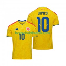 Fotballdrakter Colombia James Rodriguez 10 Hjemmedraktsett Fotball-VM 2026 Kortermet til Herre