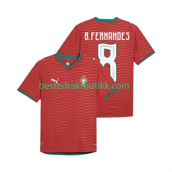 Fotballdrakter Portugal Bruno Fernandes 8 Hjemmedraktsett Fotball-VM 2026 Kortermet til Herre