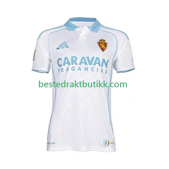 Fotballdrakter Real Zaragoza Hjemmedraktsett 2025-2026 Kortermet til Herre