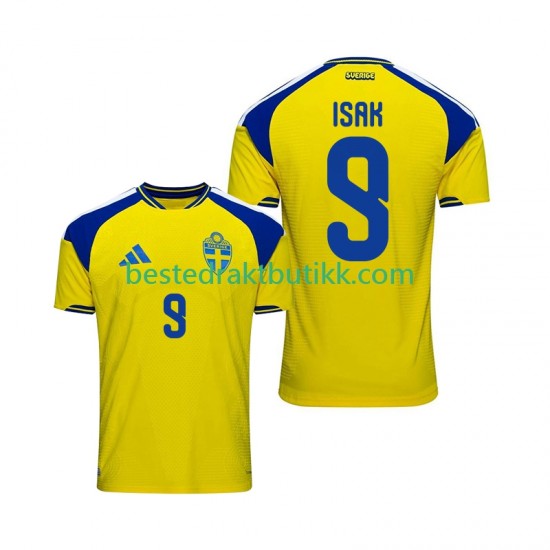 Fotballdrakter Sverige Isak 9 Hjemmedraktsett 2026 Kortermet til Herre