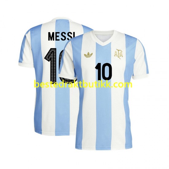 Fotballdrakter Argentina Lionel Messi 10 50 Anniversary Hjemmedraktsett Kortermet til Herre