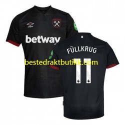 Fotballdrakter West Ham United FULLKRUG 11 Bortedraktsett 2024-2025 Kortermet til Herre