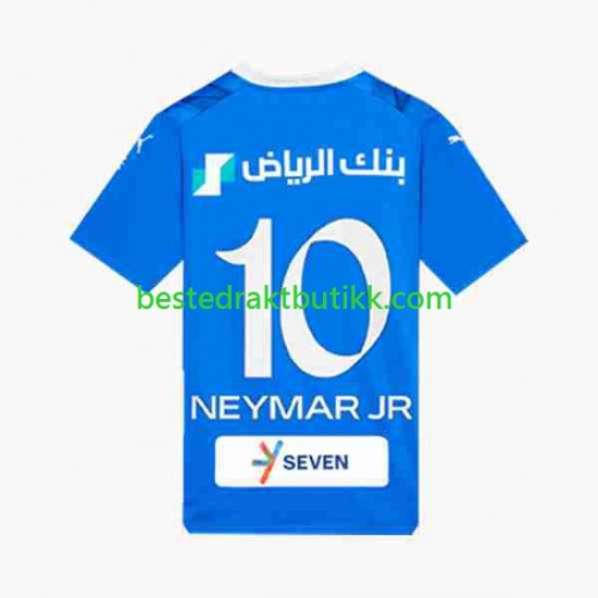 Fotballdrakter Al Hilal Neymar JR 10 Hjemmedraktsett 2023-2024 Kortermet til Herre
