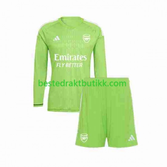Fotballdrakter Arsenal Keeper Tredjedraktsett 2023-2024 Langermet til Barn