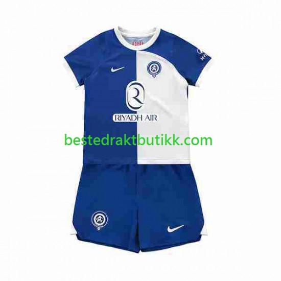 Fotballdrakter Atlético Madrid 2 Bortedraktsett 2023-2024 Kortermet til Barn