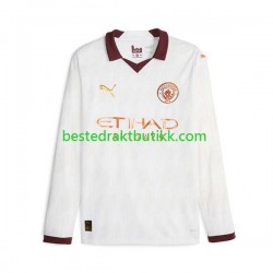 Fotballdrakter Manchester City Bortedraktsett 2023-2024 Langermet til Herre