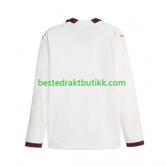 Fotballdrakter Manchester City Bortedraktsett 2023-2024 Langermet til Herre