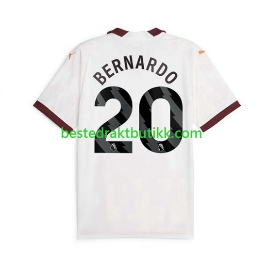 Fotballdrakter Manchester City Bernardo Silva 20 Bortedraktsett 2023-2024 Kortermet til Herre
