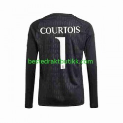 Fotballdrakter Real Madrid Thibaut Courtois 1 Keeper Bortedraktsett 2023-2024 Langermet til Herre