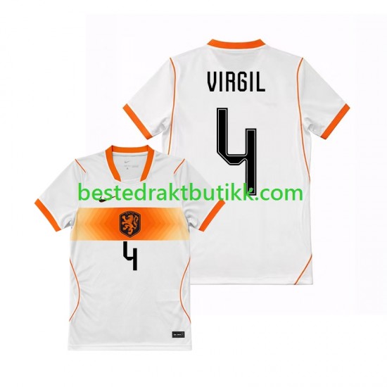 Fotballdrakter Nederland Virgil van Dijk 4 Bortedraktsett Fotball-VM 2026 Kortermet til Herre