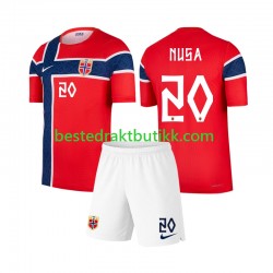 Fotballdrakter Norge Antonio Nus 20 Hjemmedraktsett Fotball-VM 2026 Kortermet til Barn
