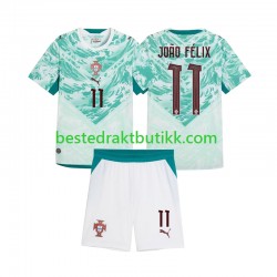 Fotballdrakter Portugal Joao Felix 11 Bortedraktsett 2026 2027 Kortermet til Barn