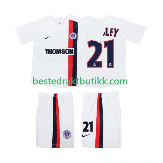 Fotballdrakter AC Milan WESLEY 21 2002 2003 Retro Bortedraktsett Kortermet til Barn