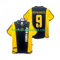 Fotballdrakter AFC Ajax IBRANIMOVIC 9 2000 2001 Retro Bortedraktsett Kortermet til Herre
